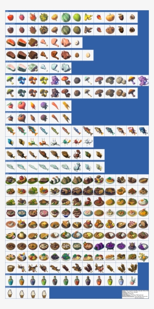 The Legend Of Zelda - Zelda Breath Of The Wild Food #724685