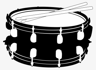 Png Royalty Free Download Snare Png Black And White - Snare Drum Black And White #725321