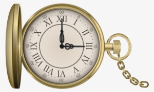 Graphic Transparent Download Gold Pocket Watch Png - Old Pocket Clock Png #725586