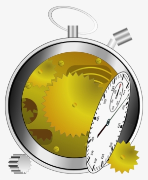 Broken-stopwatch - Broken Clock Png Clip Art #725801