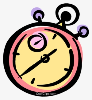 Stopwatch Royalty Free Vector Clip Art Illustration - Stoppuhr Clipart #725966