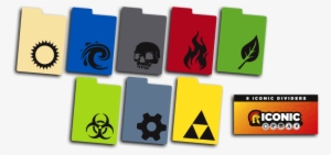 Iconic Divider Pack - Trading Card Dividers: Iconic 8-pack #726073