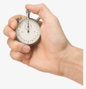 Rapid E-learning - Transparent Stopwatch With Hand Png #726322