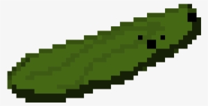 Pickle - Autumn Leaf Pixel Art #726824