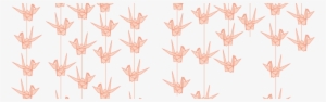 Cropped Paper Crane Garland - Paper #727222