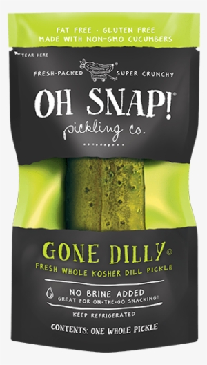 This Is The Classic Dill Flavor Loved By Kids And, - Oh Snap Pickle, Gone Dilly #727325