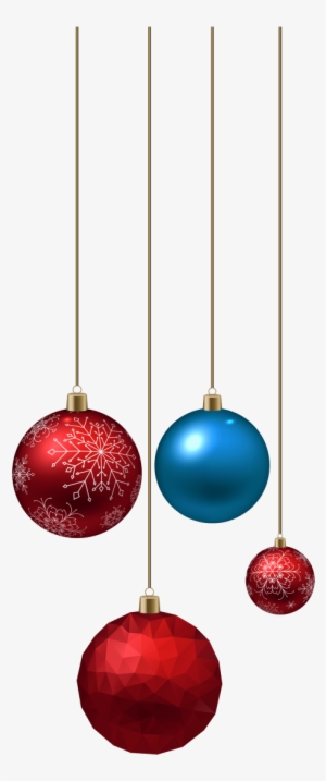 Free Png Blue And Red Christmas Ball Png Images Transparent - Christmas Light Ball Png #728066