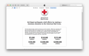 Itunes Red Cross - Red Cross Donation Ceo #728516