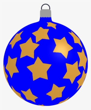 How To Draw A Christmas Ball, Bauble - Blue Transparent Christmas Decoration #728539