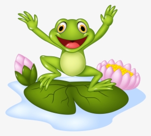 Funny Cartoon Animals Png - Frog Jumping Cartoon #728963