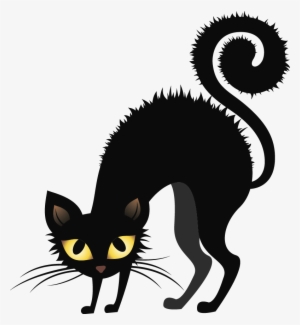 Scary Black Cat 2357*2855 Transprent Png Free Download - Scary Black ...