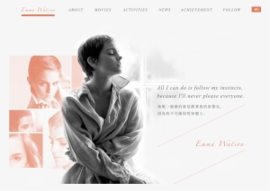 Emma Watson Website Design - Emma Watson Short Hair Black #729510