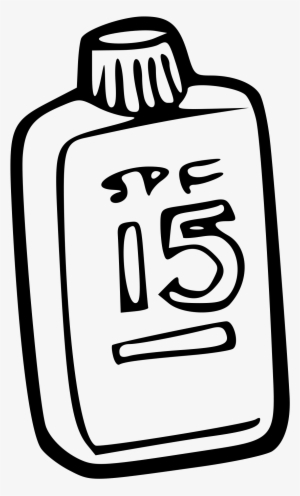 Sunscreen Lotion Cartoon Drawing Sun Tanning - Sunscreen Clipart #729557