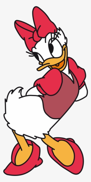 Donald Duck Clipart Love - Daisy Duck Red #729628