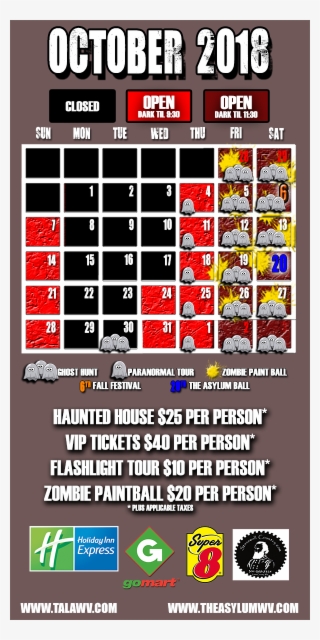 October 2017 Calendar #7200330