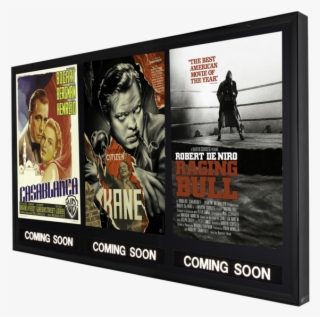 Door Mounted Triple Opening Led Poster Case #7201450
