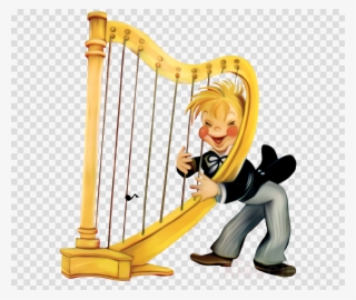 Kid Playing Harp Clipart Harp Clip Art #7202059