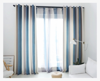 Κουρτινα Etoimh Ραμμενη Me Τρουκς Classic Rayas Blue #7203854