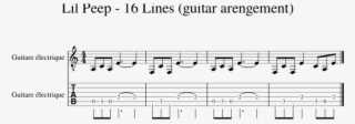 16 Lines Sheet Music For Guitar Download Free In Pdf #7204722
