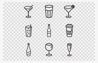 Drinking Glasses Icon Clipart Drink Glass Computer #7207471