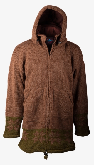 Himalayan Mountain Jacket Long Length Snowflake, Brown #7213534