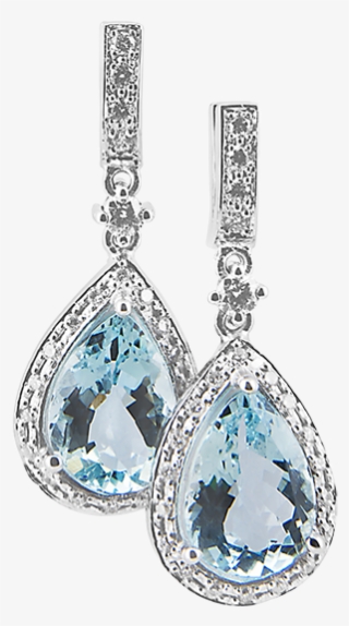Pendientes Topacios Y Diamantes #7217228