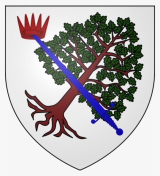 Macgregor Of Macgregor Argent, An Oak Tree, Eradicated #7218113