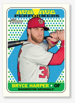 Bryce Harper 2018 Topps Heritage Baseball New Age Performers #7224310