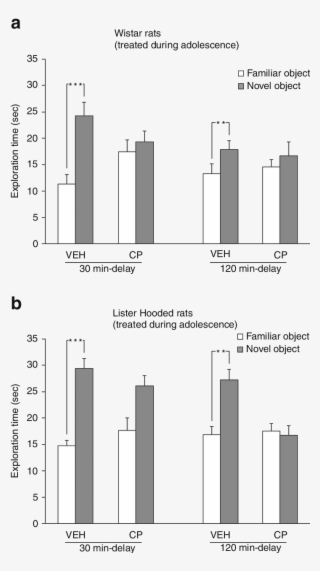 Object Recognition Performance Of A Wistar And B Lister #7224646