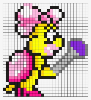 Wendy Koopa Perler Bead Pattern / Bead Sprite #7226615