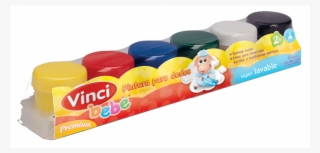 Kit De Pintura Para Dedos Vinci Bebé #7229491