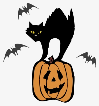 Black Cat Kitten Halloween Computer Icons #7229994