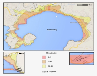 Map Of Major Active Faults Near The Acapulco Bay In #7230931