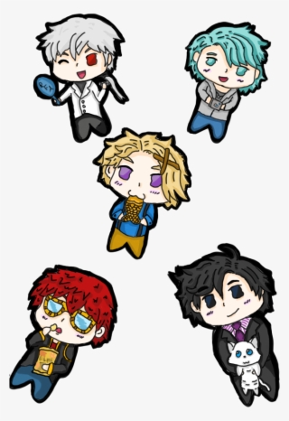 Mystic Messenger Yoosung Jumin Han 707 V Zen Chibis #7233051 Mystic Messenger Yoosung Jumin Han 707 V Zen Chibis #7233051