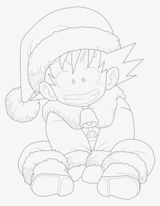 Kid Goku Merry Lineart #7233054