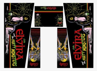 Elvira And The Party Monsters Cabinet Decals #7235748