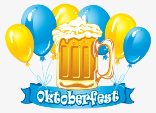 Download Oktoberfest Blue Banner With Balloons And #7236778