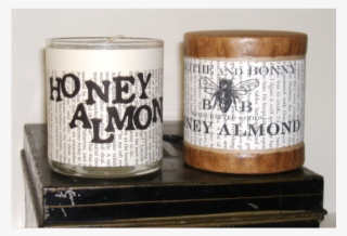 4 Pk Soy Candles Honey Almond #7239556