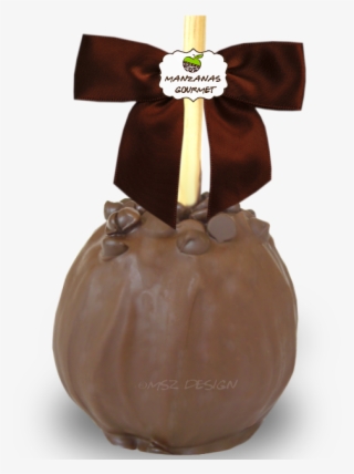 Manzanaenvuelta De Caramelo Con Capa De Chocolate Semiamargo, #7241341