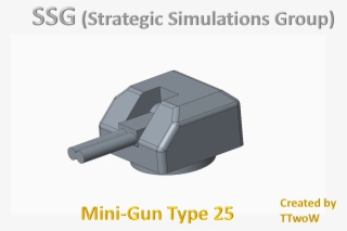 Mini-gun Type 25 For Lego #7243579