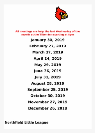 2019 Meeting Dates #7244194 2019 Meeting Dates #7244194