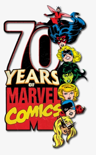 Marvel Comics 70th Anniversary Logo Super Heroines #7248751