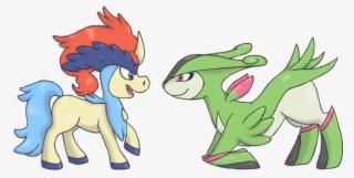 Virizion And Keldeo By Neothebean #7250832