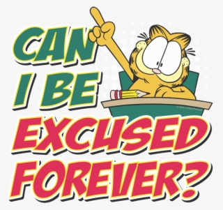 Garfield Excused Forever Youth T Shirt #7251725 Garfield Excused Forever Youth T Shirt #7251725