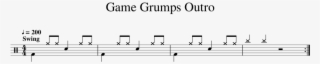 Game Grumps Outro Sheet Music 1 Of 1 Pages #7253333