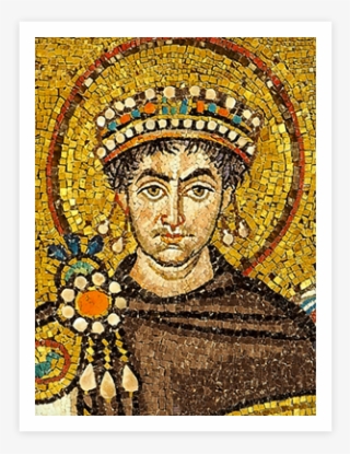 A 6th Century Mosaic Of Byzantine Emperor Justinian #7254024