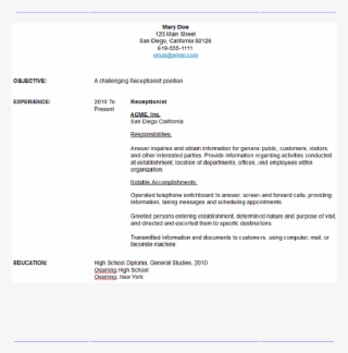 How To Write A Cover Letter For A Receptionist Job #7255775