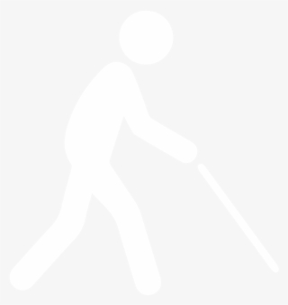 A Graphical Icon Of A Person With A White Can #7259747