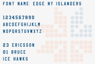 X Ice Hockey Jerseys Font Edge Ny Islanders #7261123