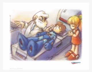 Mega Man Lithograph Concept Artwork #7261127